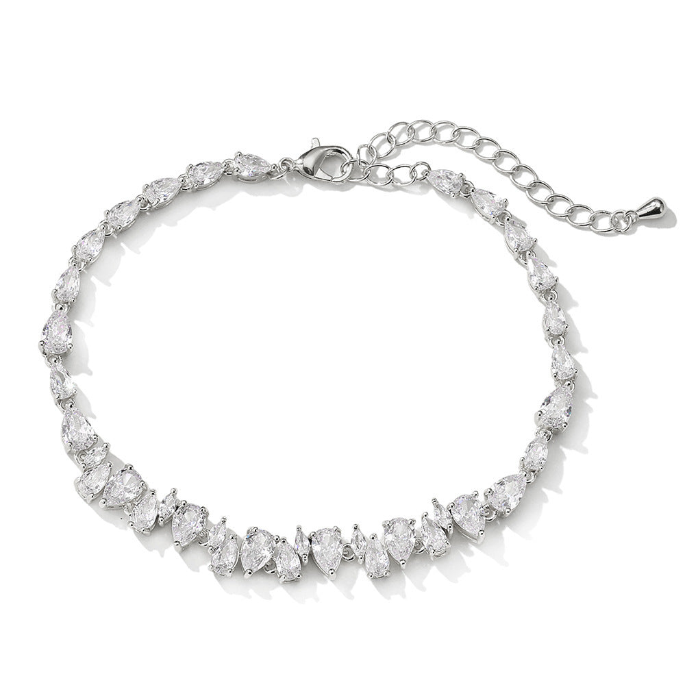 "Diamond Pieces" - Diamond Simulantion Bracelet