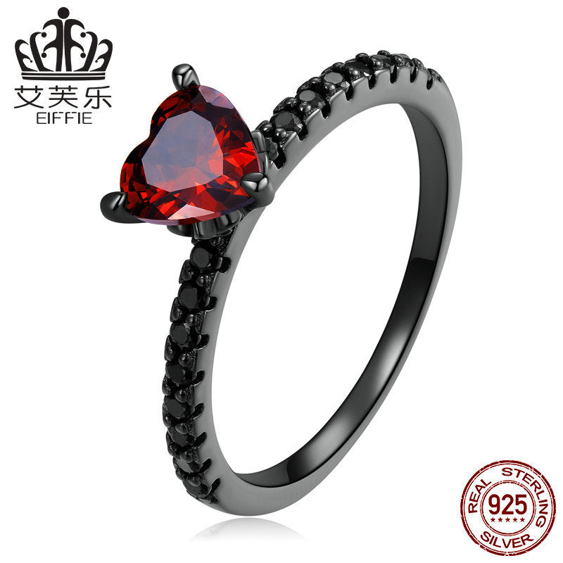 "Dark Night" -  Sterling Silver Ring