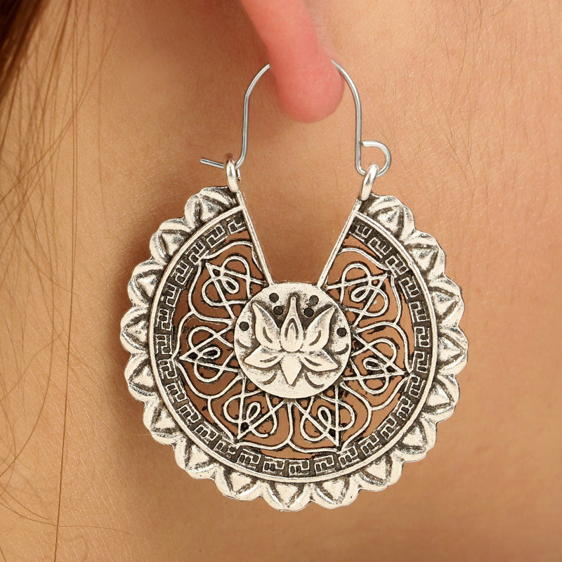 Mehndi Designed Earrings