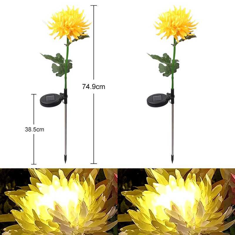 Solar LED Artificial Flower for Landscaping