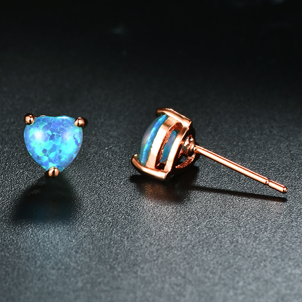 "Glowing Frost" - Stud Earrings