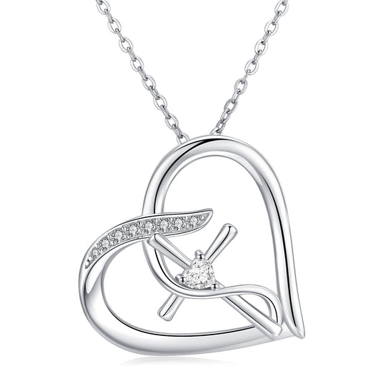 Sterling Silver Cross Infinity Hope Pendant Necklace