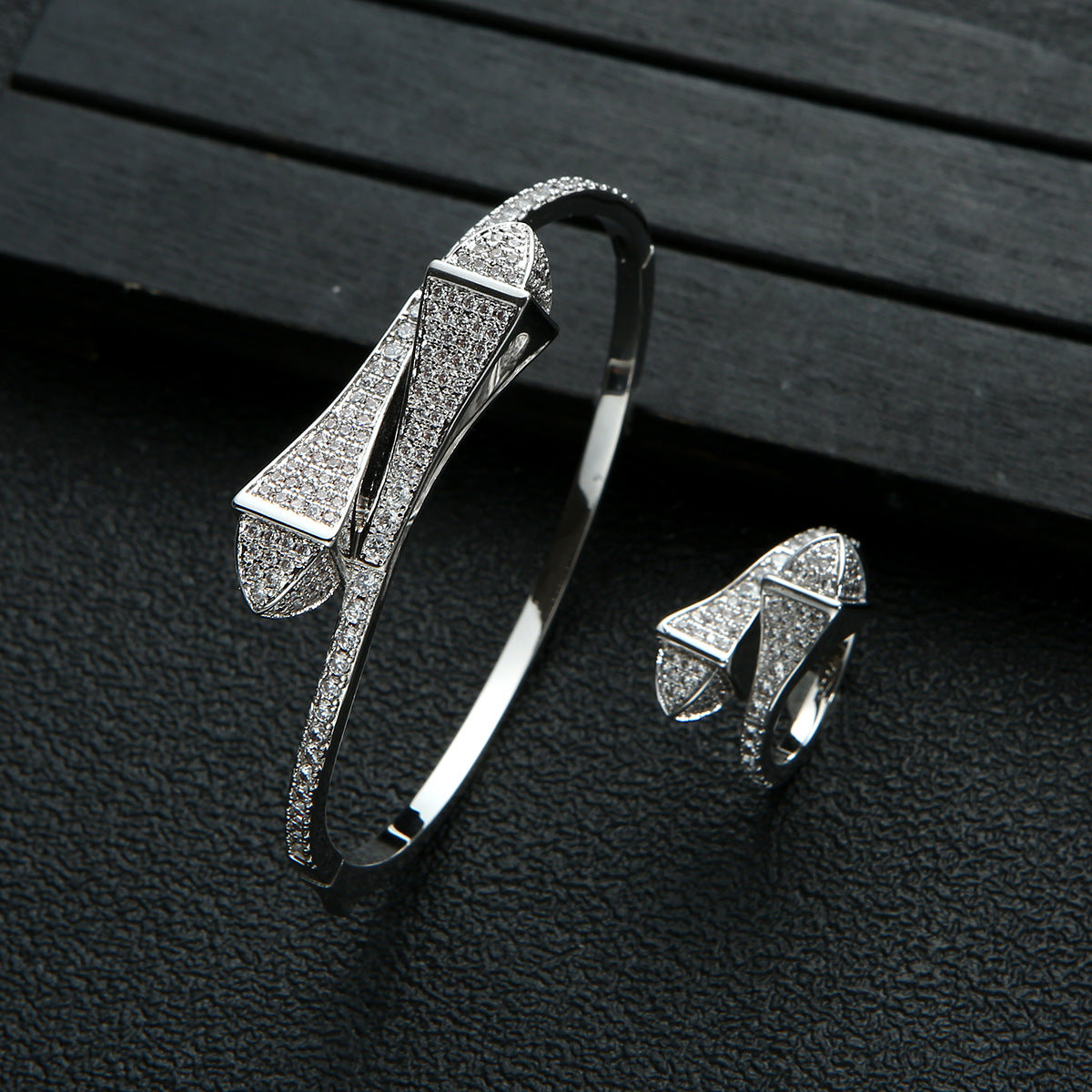 "Egyptian Goddess" - Vintage Brass Wraparound Bangle Set