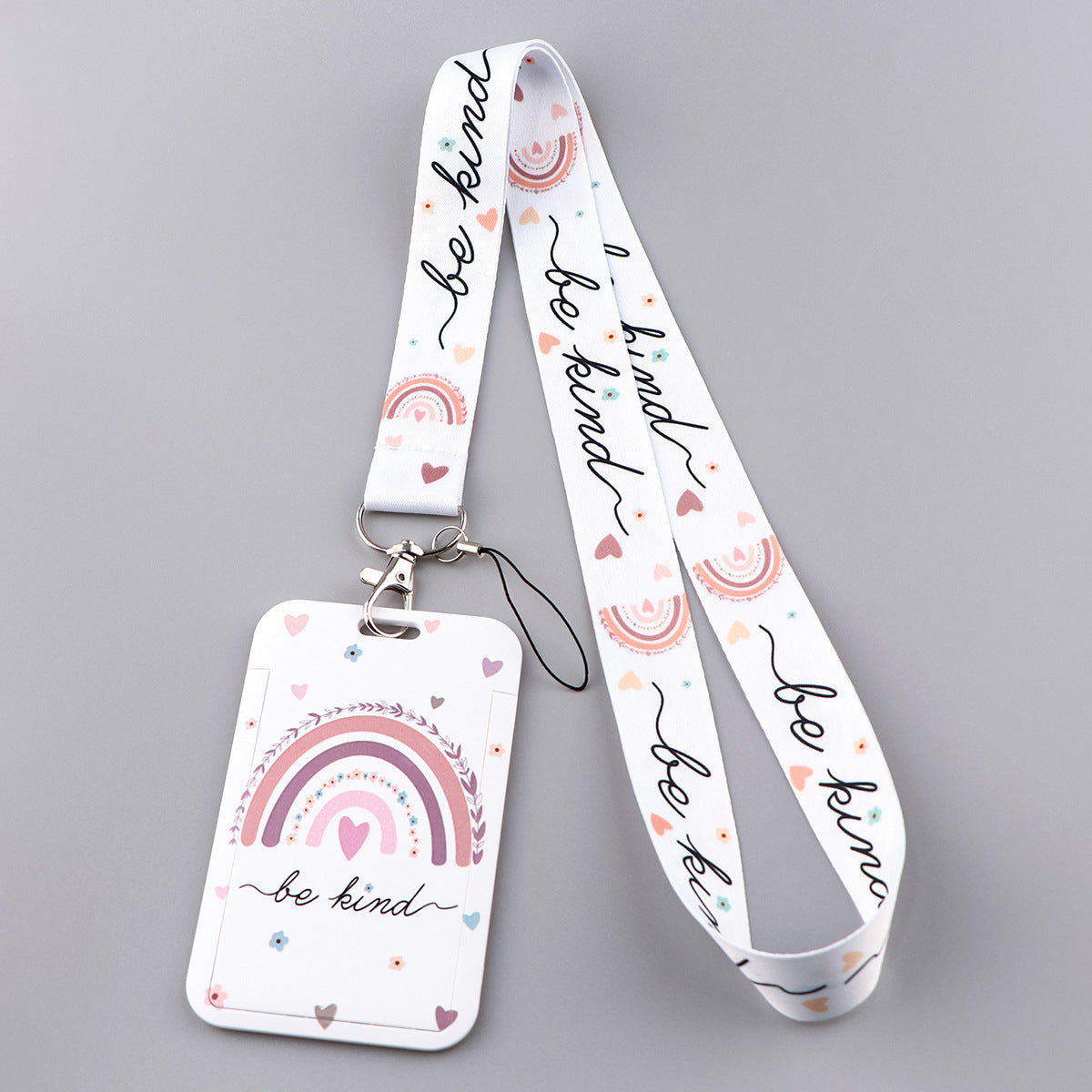 Happy Rainbow Lanyard