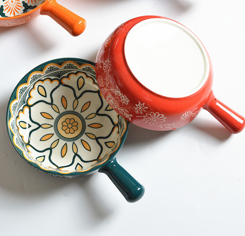 "Botanical Flower"- Fruit Salad Bowl