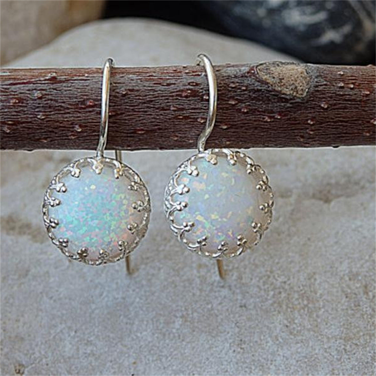 Classic Opal Earrings