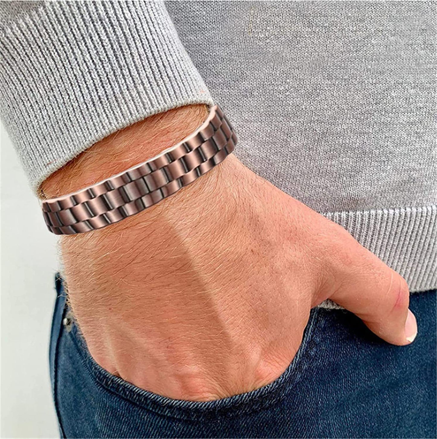 Therapeutic Magnetic Copper Bracelet for Joint Pain