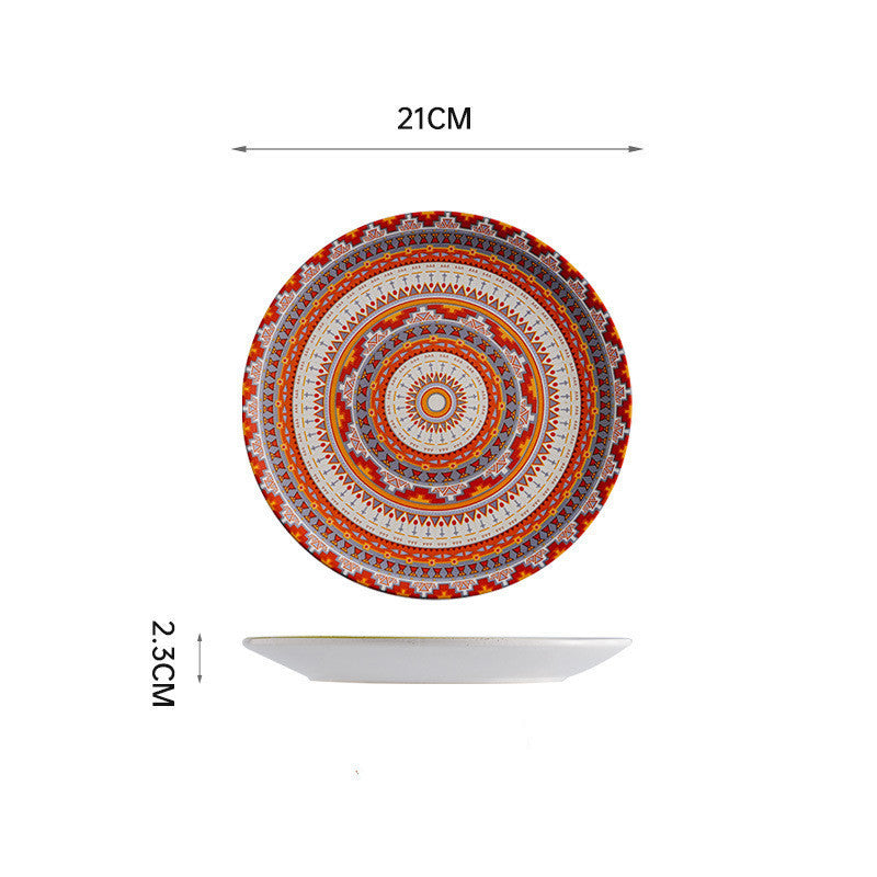 Retro Fruit and Salad Plate