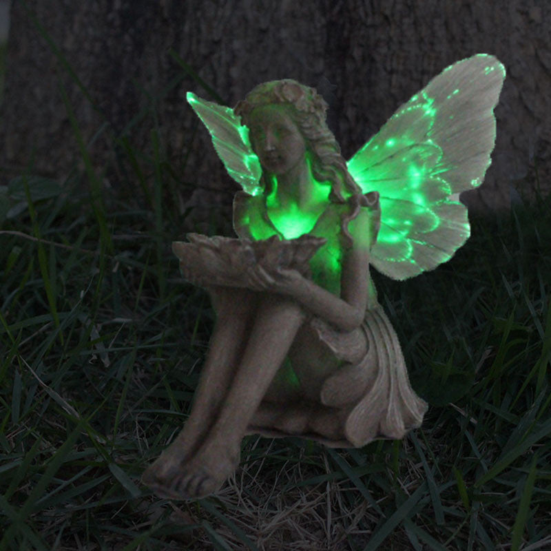 "Luminous Fairy" - Garden Bird Feeder