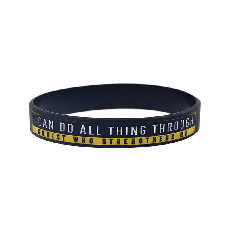 Inspirational Bible Silicone Bracelets