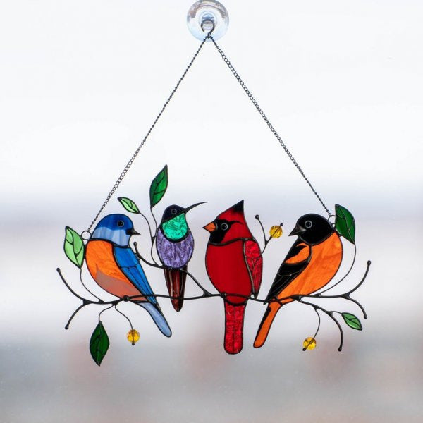 Handmade Bird Suncatchers for Garden
