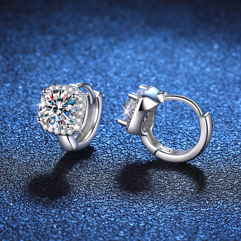 "I'm too Classy" -  Moissanite Diamond Earrings