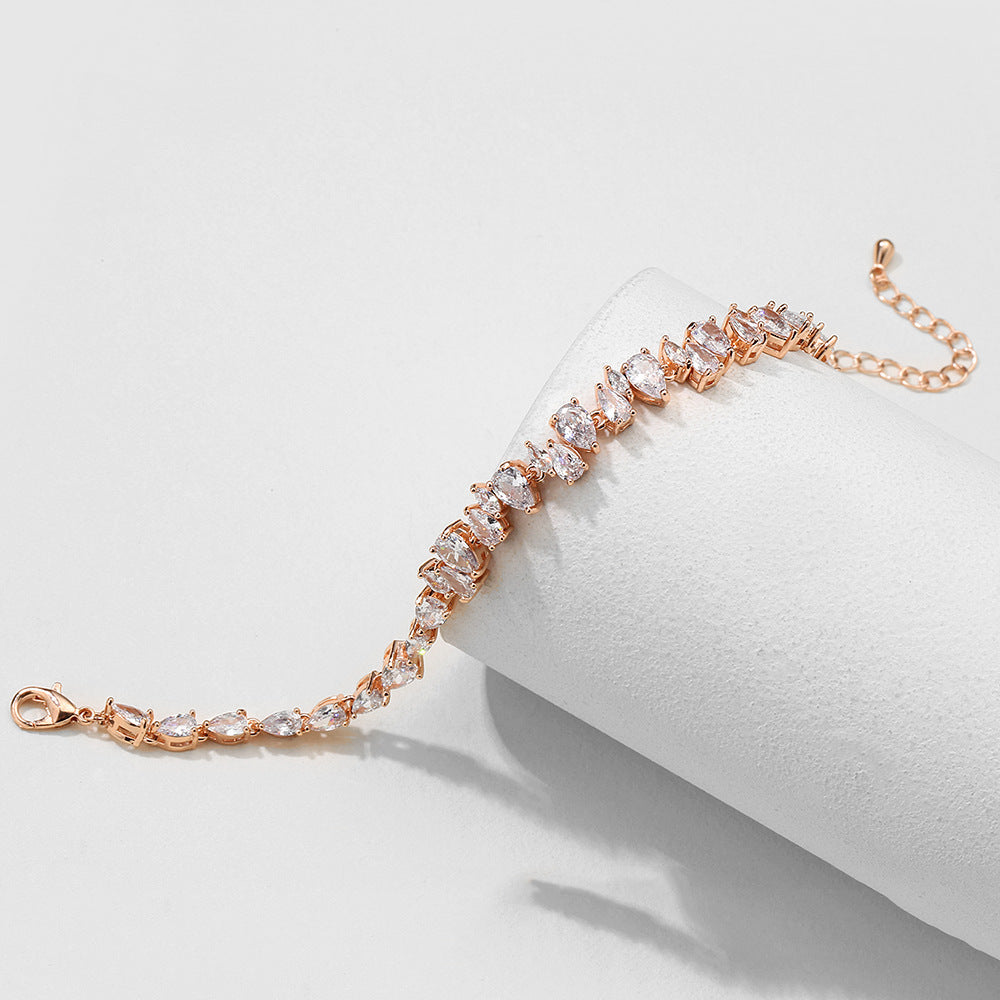 "Diamond Pieces" - Diamond Simulantion Bracelet