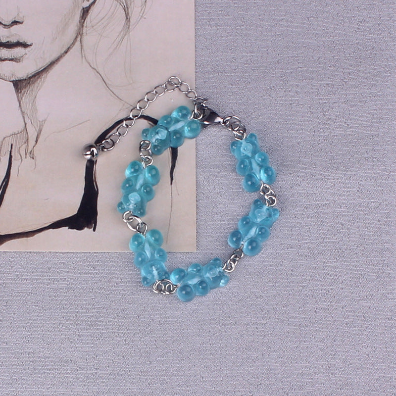 Stainless Steel Gummy Bears Bracelets