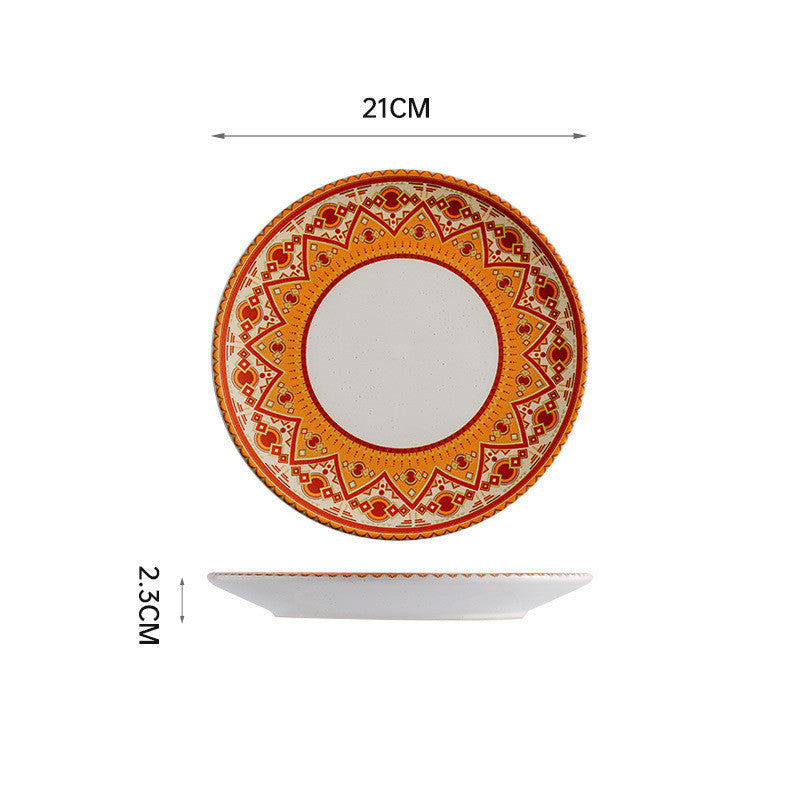 Retro Fruit and Salad Plate