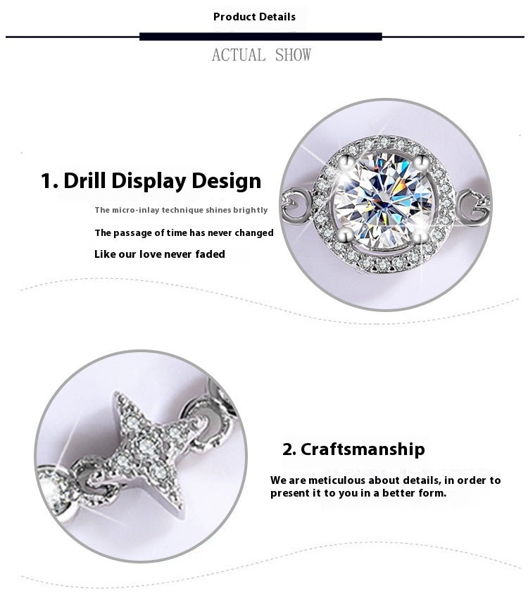 "Solo Star" - Simulated Diamond Bracelet