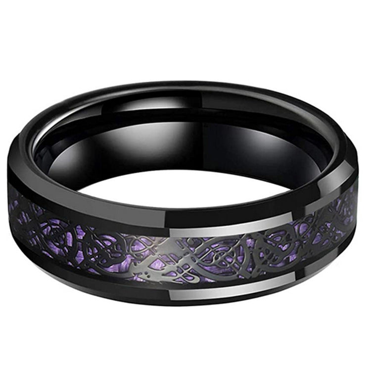 Black Tungsten Carbide 8mm Ring