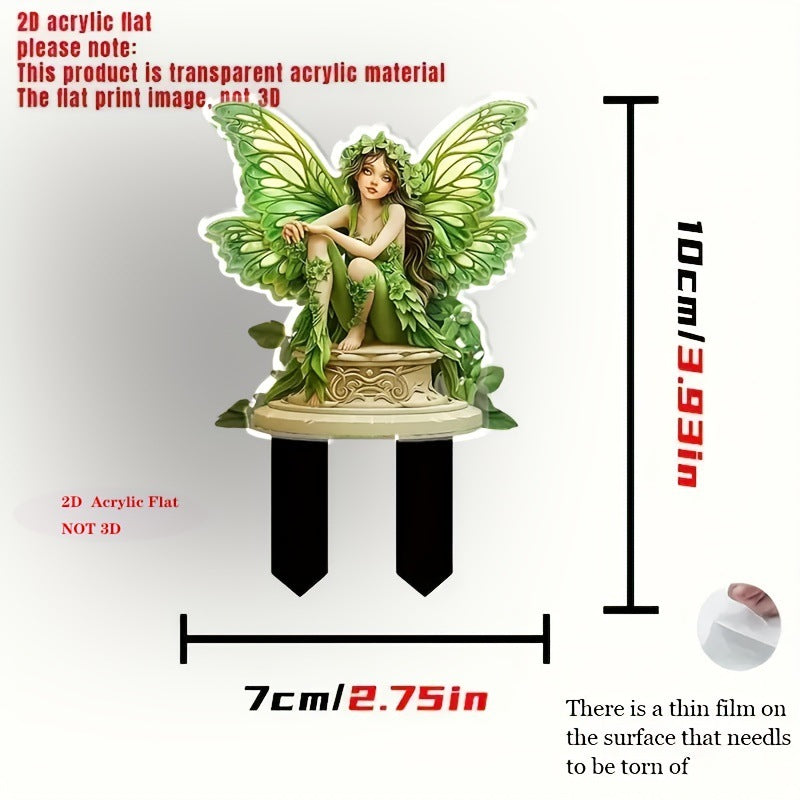 "Days of Fairy" - Acrylic Garden Stake Decoration