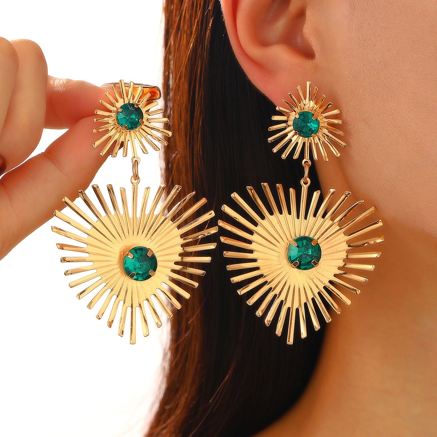 "Boho Sunshine" - Bohemian Statement Earrings