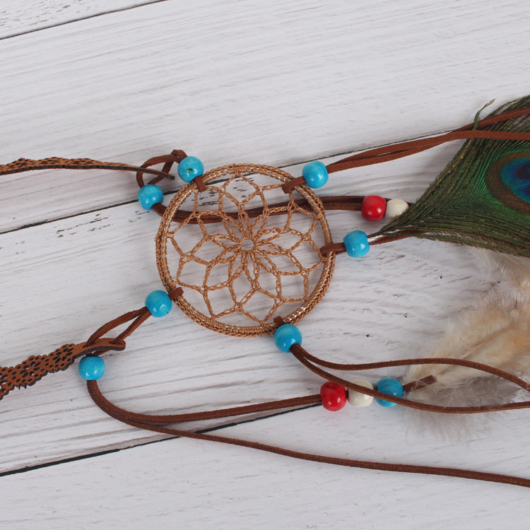 Dream Catcher Feather Headband