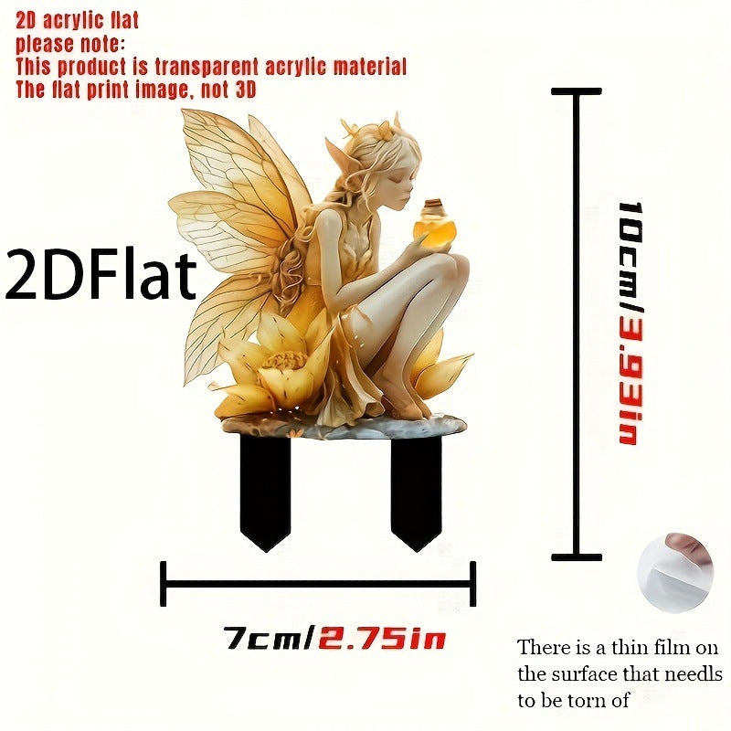 "Days of Fairy" - Acrylic Garden Stake Decoration
