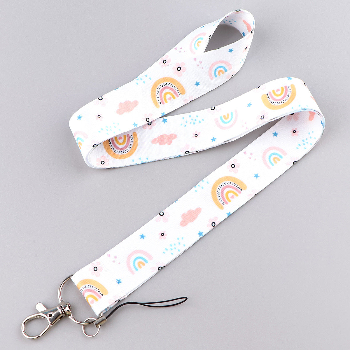 Happy Rainbow Lanyard