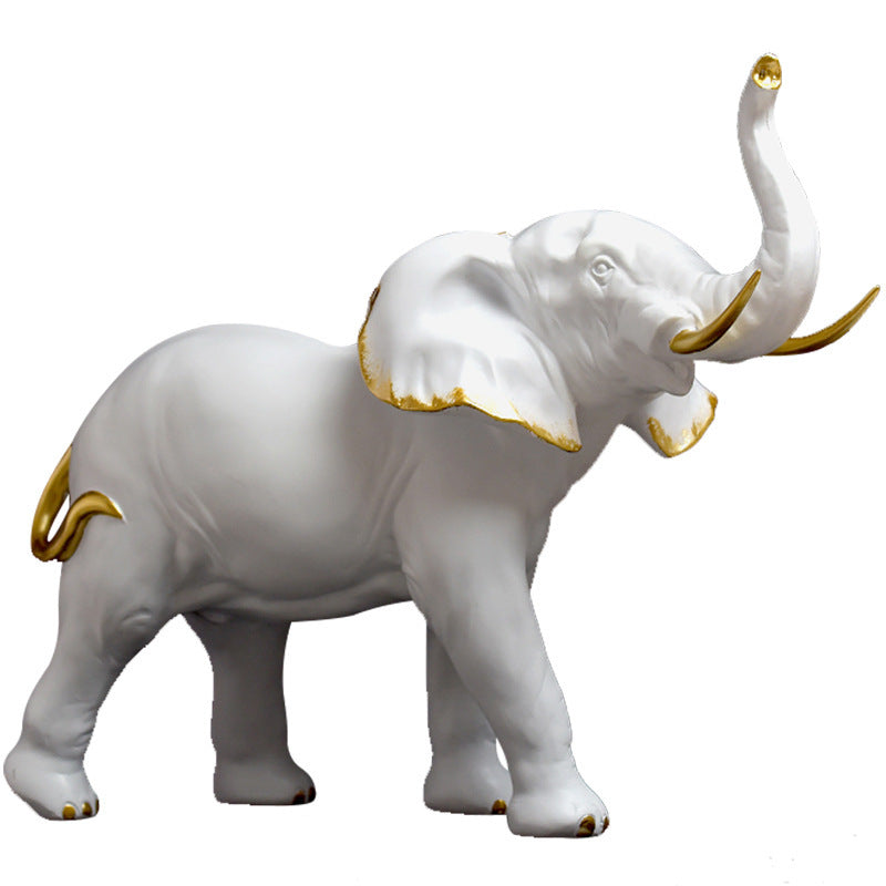 Crafted Elephant Sculptures
