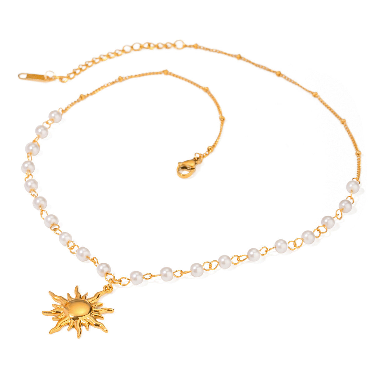 "Morning Sun" - Gold Pearl Bracelet