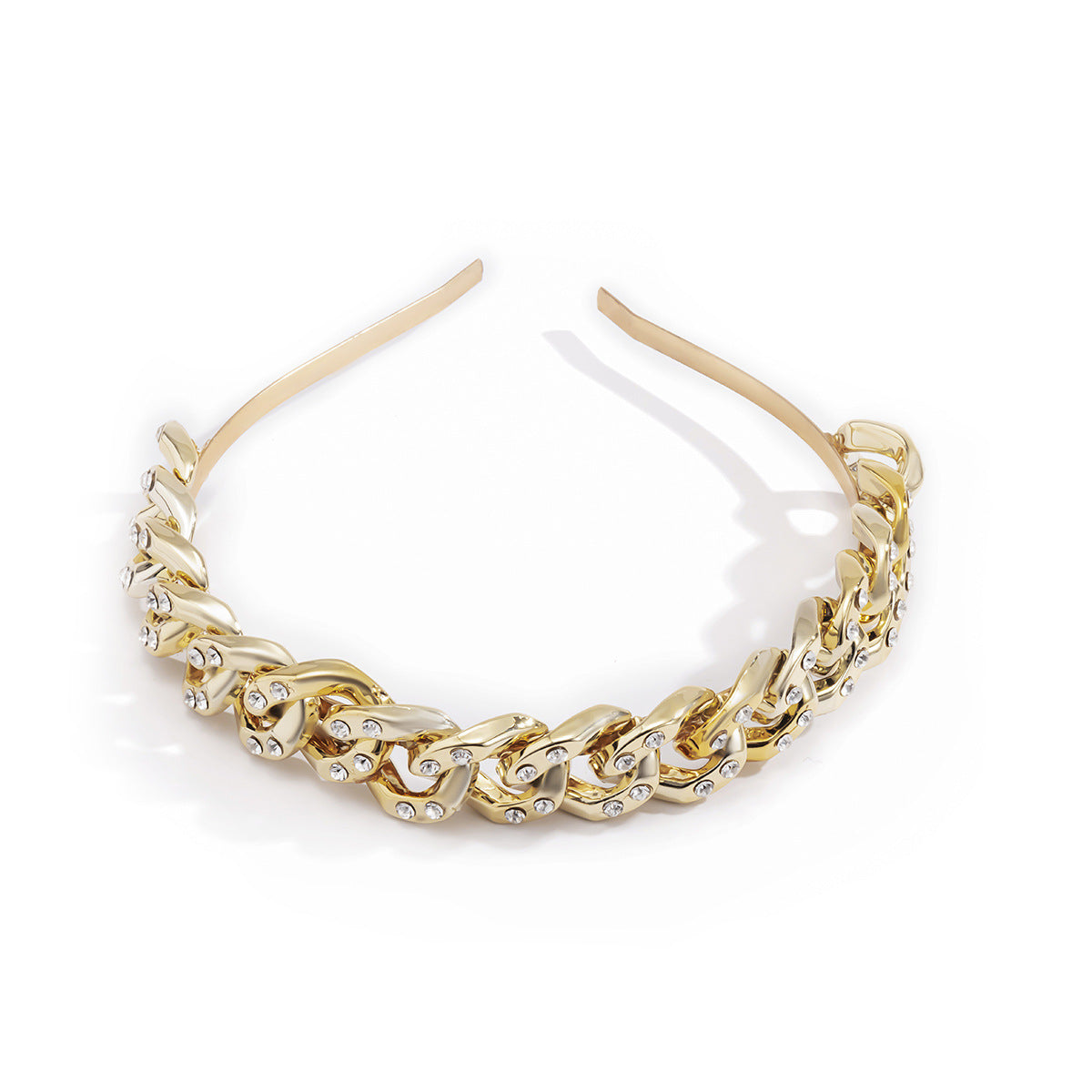 Studded Cuban Link Headband