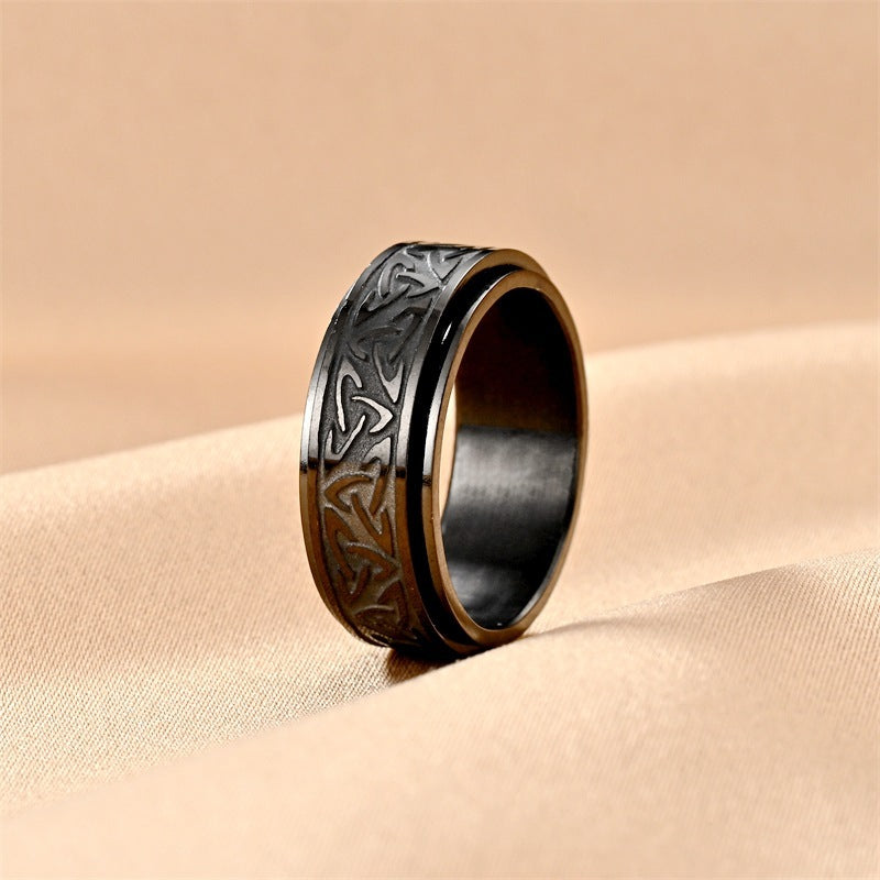 Celtic Titanium Steel Ring