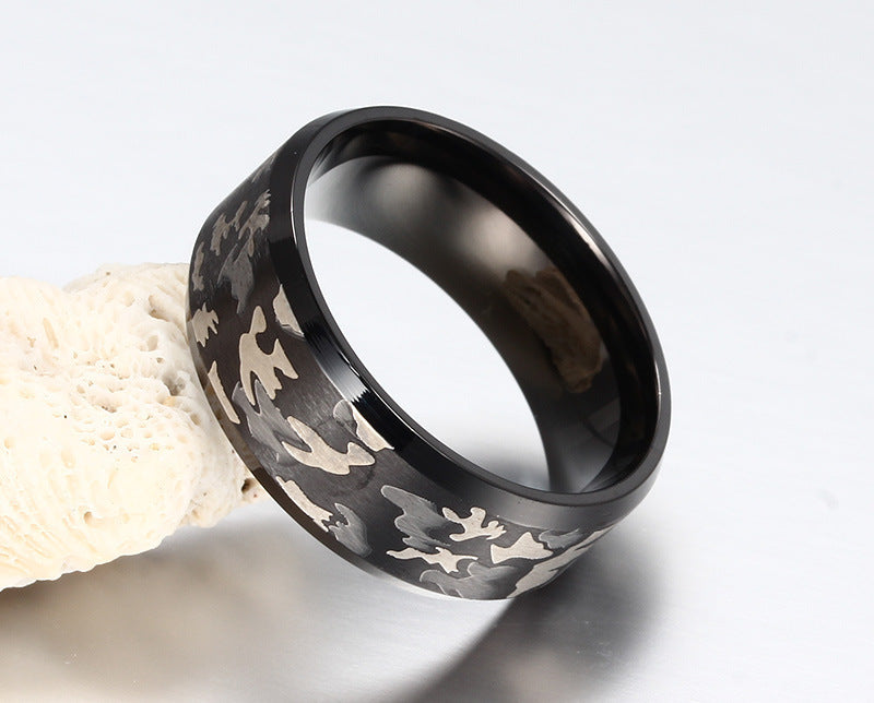 Sanskrit Stainless Steel Ring