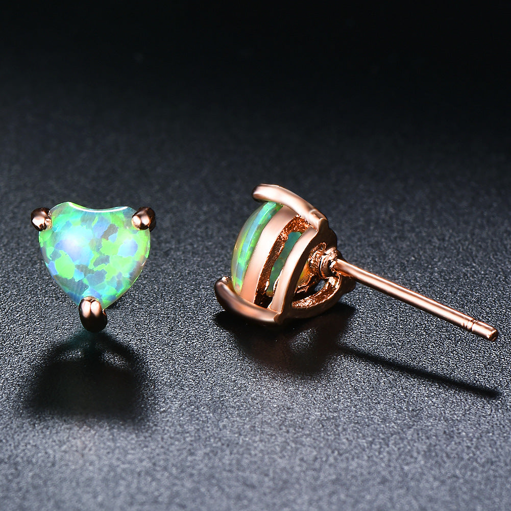 "Glowing Frost" - Stud Earrings