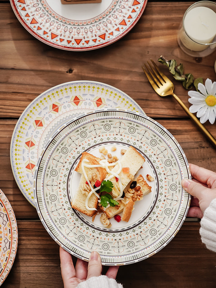 Retro Fruit and Salad Plate