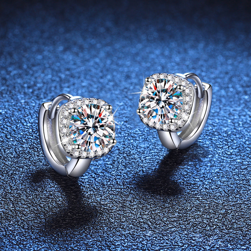 "I'm too Classy" -  Moissanite Diamond Earrings
