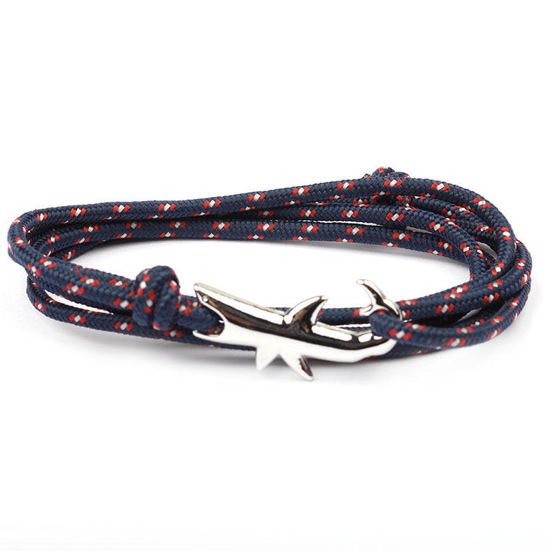 Domineering Shark Rope Bracelet