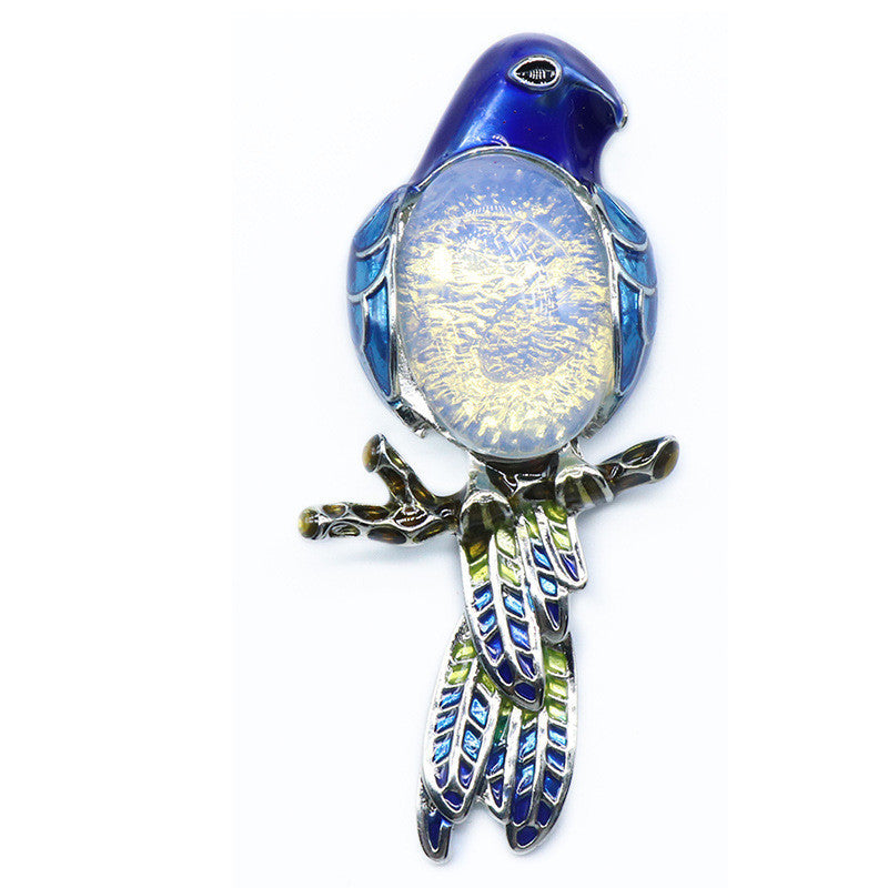 "Hello Birdie" - Brooch Pendant