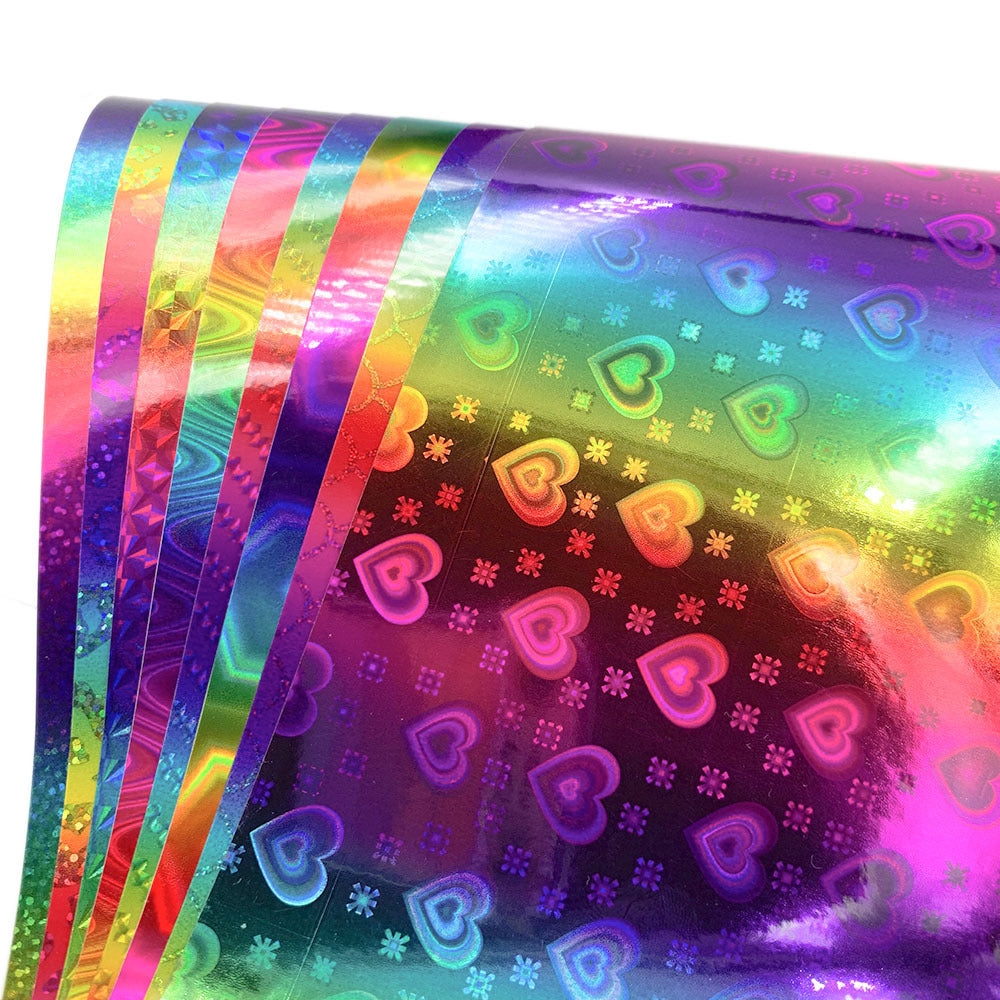 Magical Laser Rainbow Self-adhesive Decorative Film