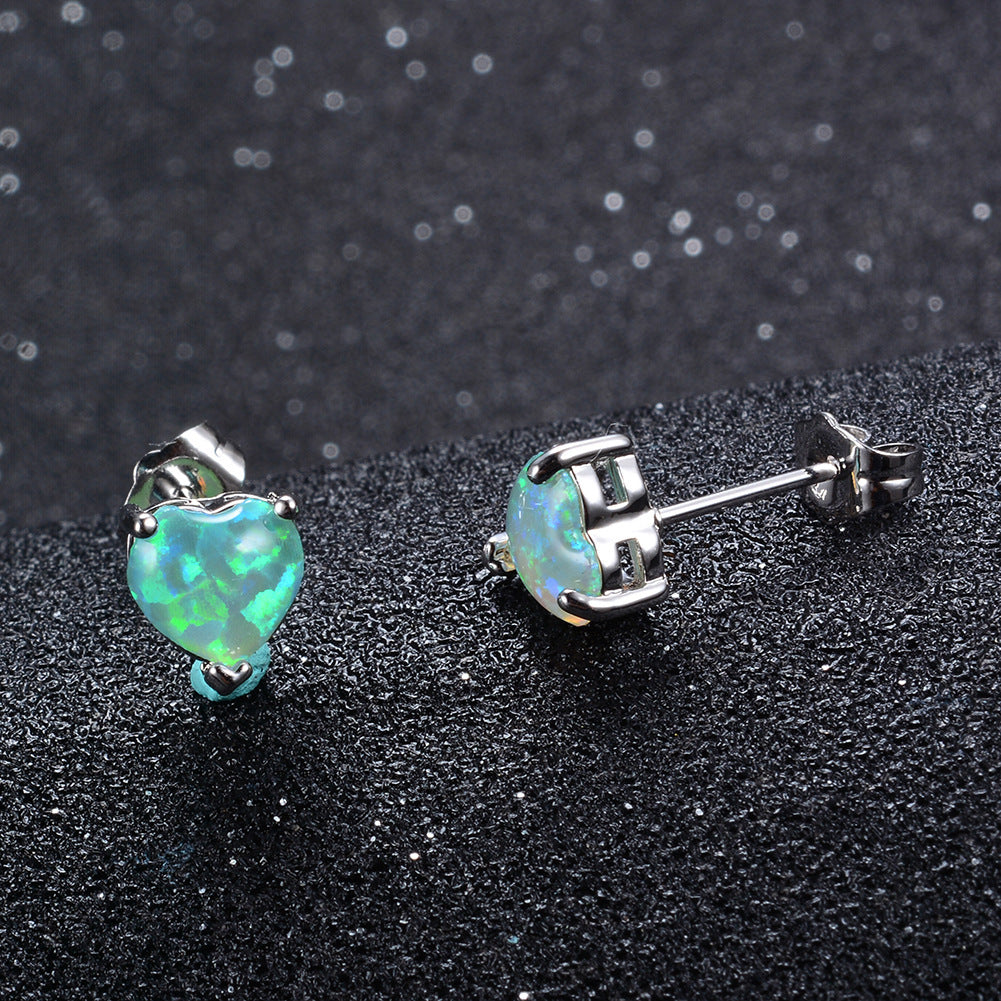 "Glowing Frost" - Stud Earrings