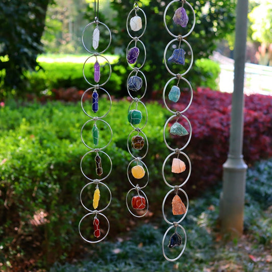 Chakra Stone Suncatchers for Garden