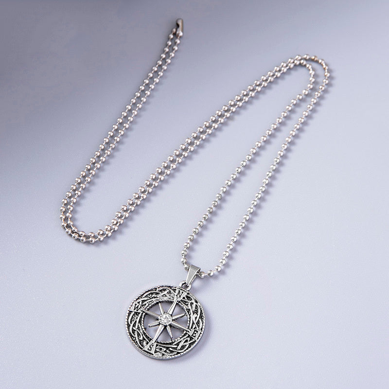 "Lead the Way" - Vintage Silver-plated Necklace