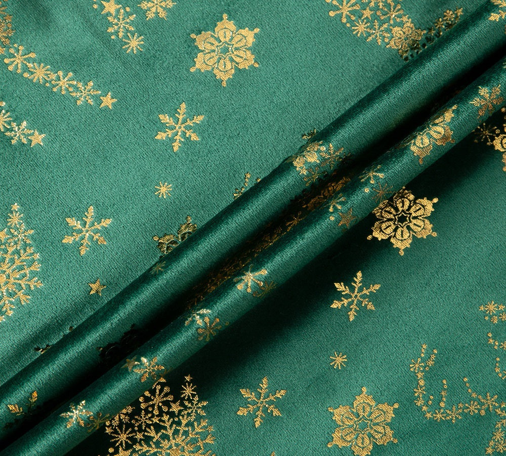 Netherlands Velvet Bronzing Christmas Pillow Cover