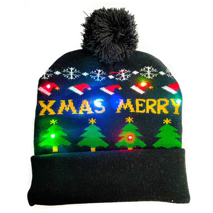 Ugly LED Light Knitted Christmas Hats