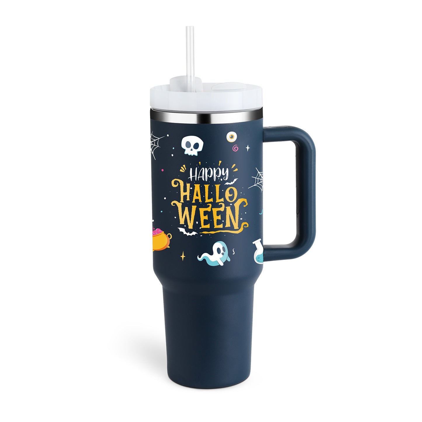 "Hydrate in Style" -  40 oz. Spill-proof Insulated Tumbler With Straw