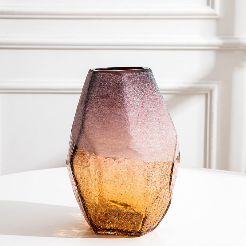 Handmade Colored Glass Vases