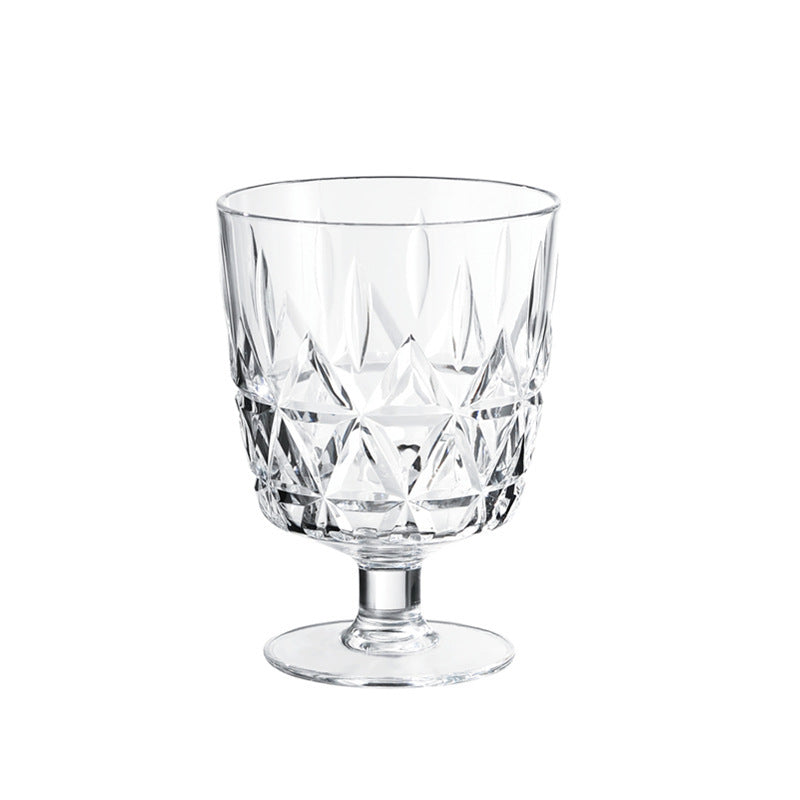 "Always Drink Fancy" - Crystal Acrylic Wine Glass