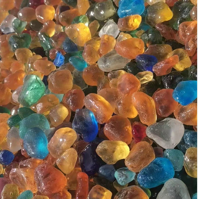 Colorful Crystal Glass Sand for Home and Garden