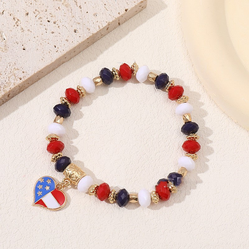 Handmade Patriotic Star Bracelets