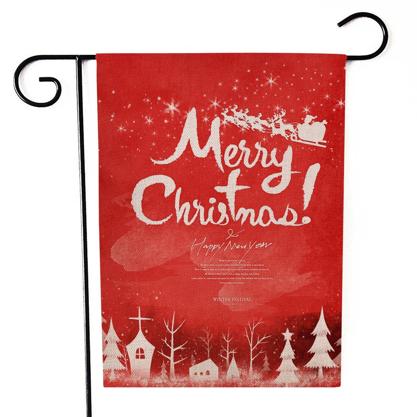 Santa Claus Garden Flag
