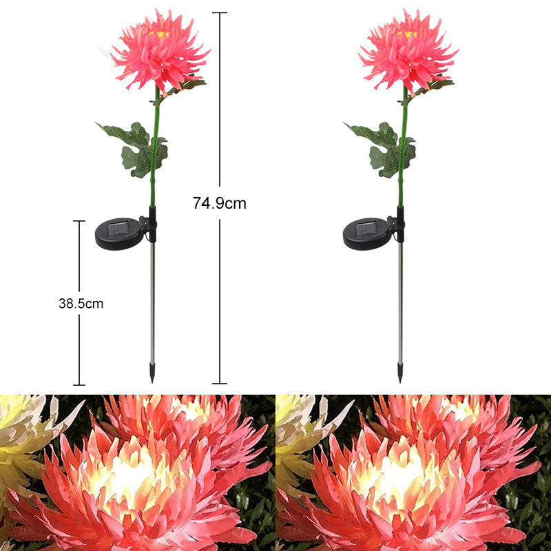 Solar LED Artificial Flower for Landscaping