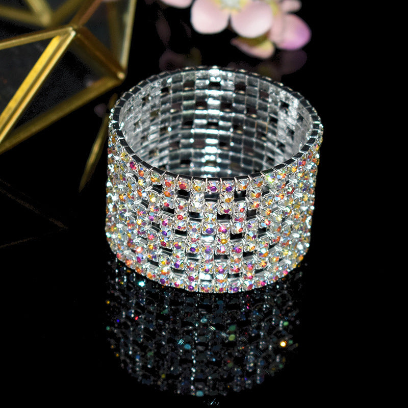 "Shining Bands" - Rhinestone Elastic Bracelet